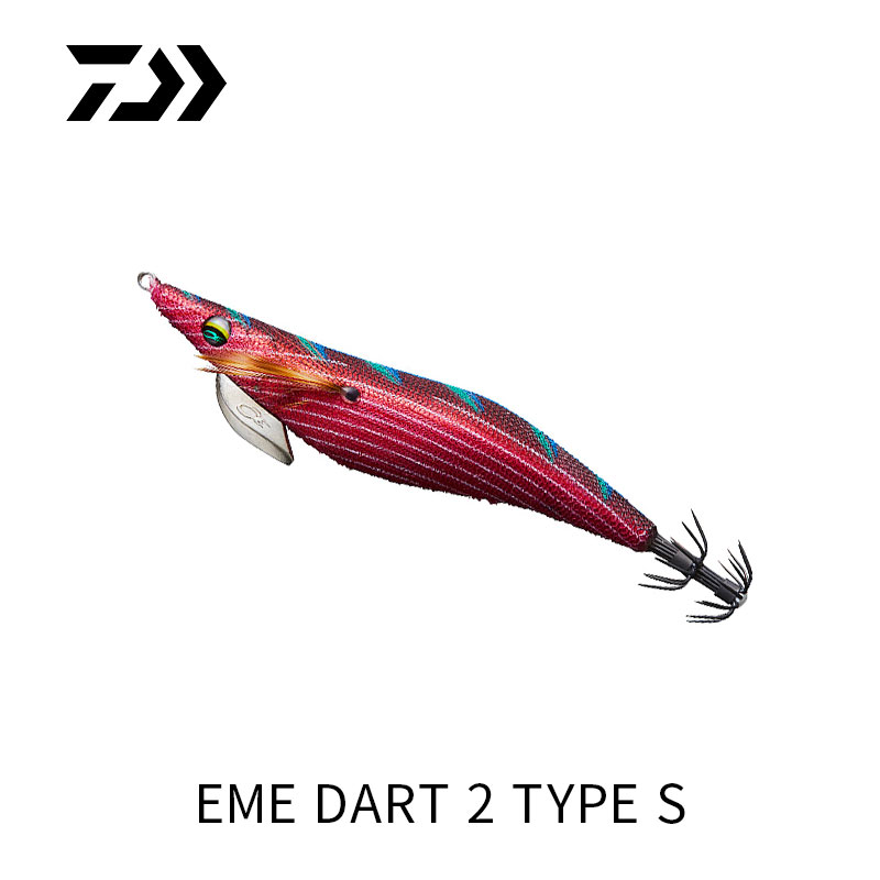 DAIWA達(dá)億瓦 EMERALDAS DART 2木蝦魷魚鉤路亞抽魷魚烏賊假餌魚餌