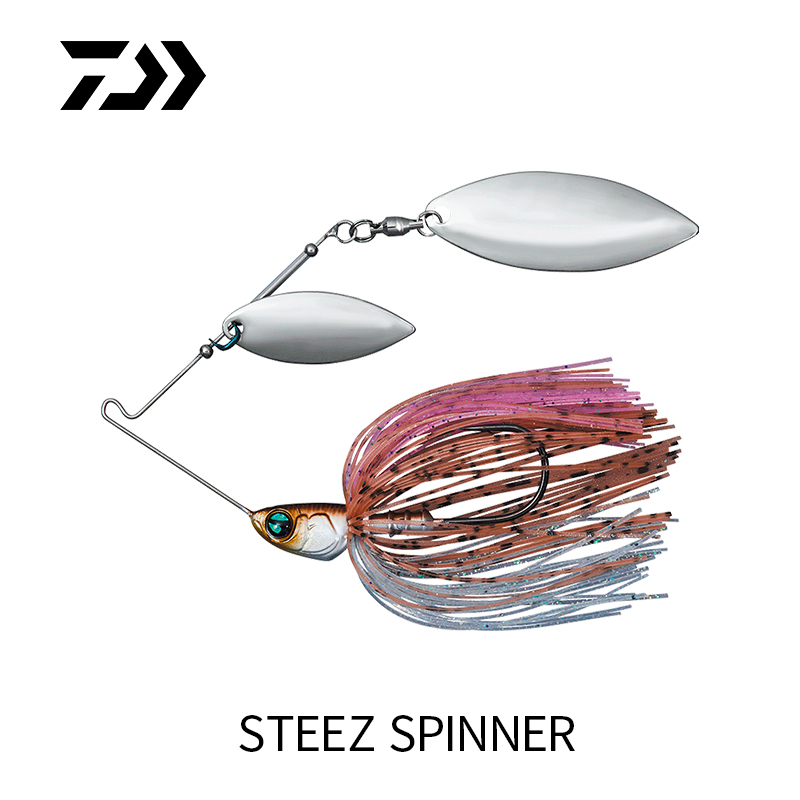 DAIWA达亿瓦 STEEZ SPINNER 10g胡须佬复合旋转亮片 路亚仿生假饵