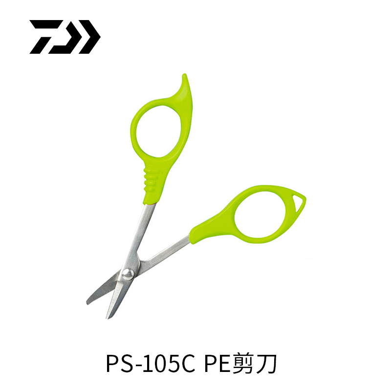 DAIWA達億瓦 PS-105C 剪刀釣魚剪刀PE線剪刀日本制造 釣魚小配件