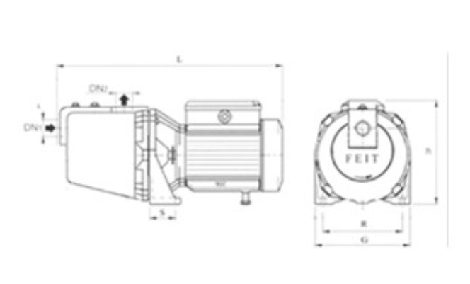 电动泵外形尺寸图（CCM）