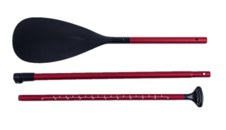 SUP桨3件可调铝SUP桨合金轴桨，用于冲浪浮子