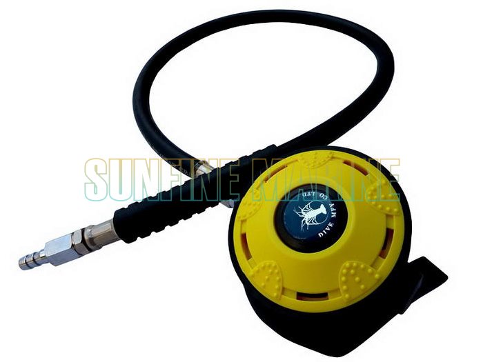 帶軟管75-78CM的潛水調(diào)節(jié)器第二級(jí)不可調(diào)節(jié)388-B