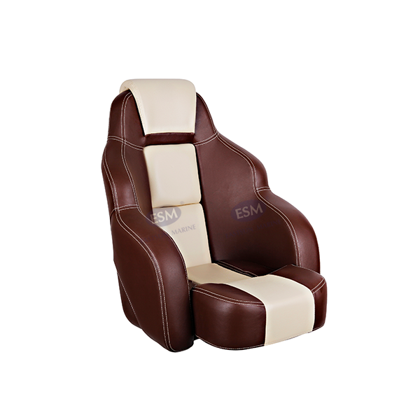 RS56蓝水王高背翘腿椅子(带枕头）；深棕色 +米色插色