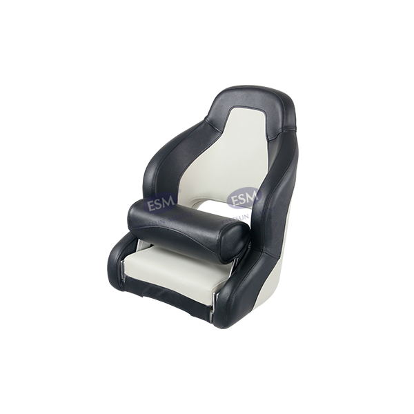 H52翘腿椅子，黑色 + 白色
