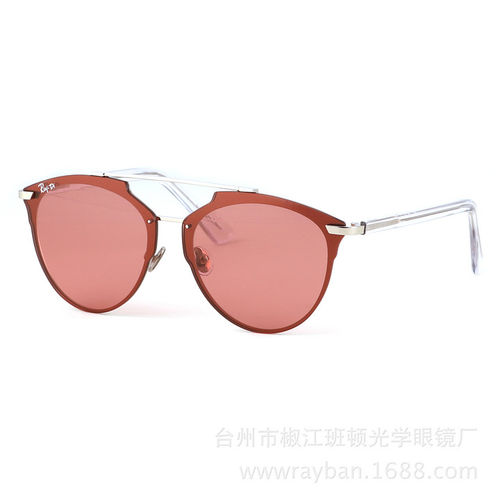 欧美新款Reflectedp 彩色半棱形镜片太阳镜墨镜潮人眼镜工厂批