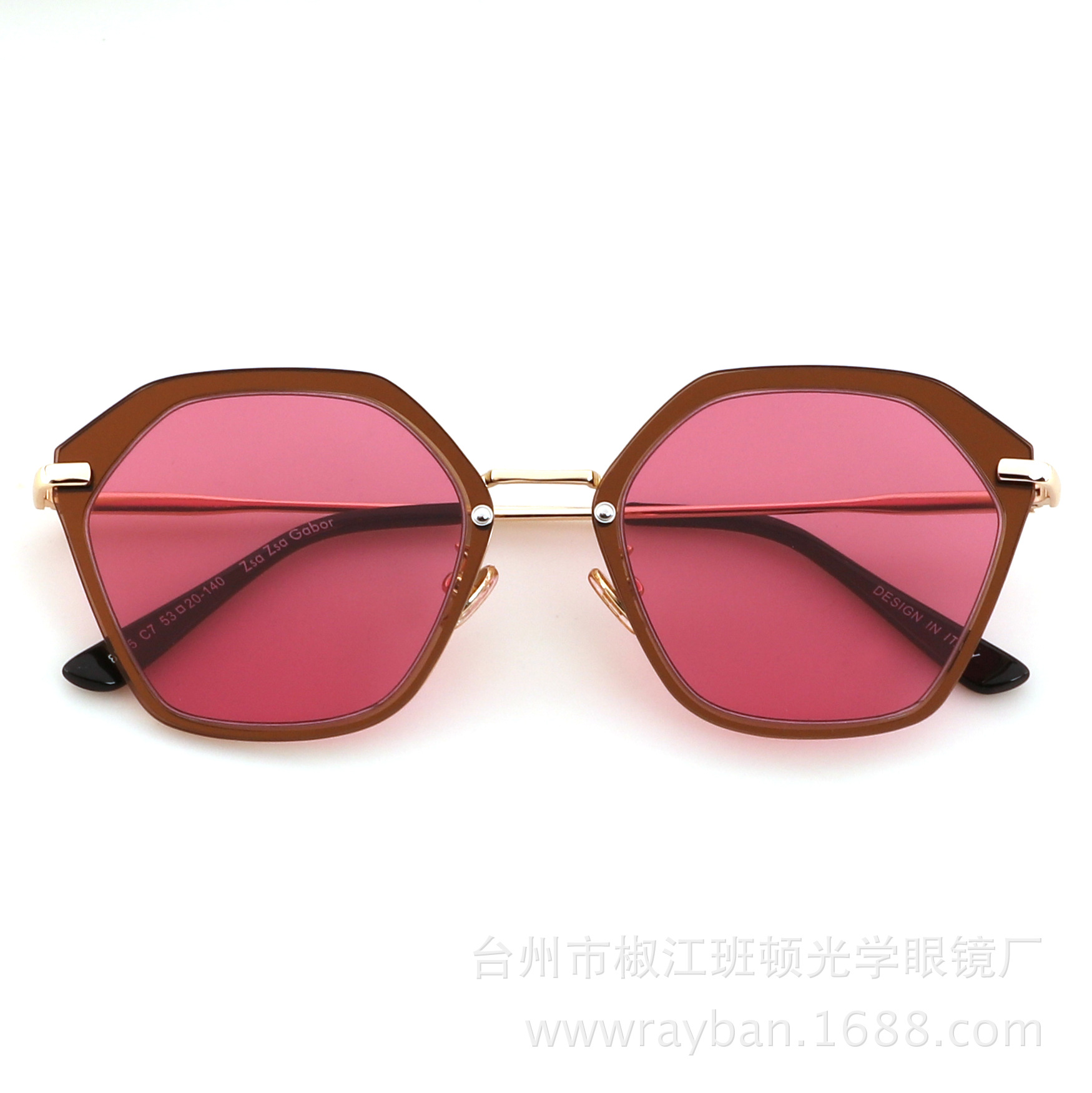 新款ZSA ZSA GABOR/085 彩色太阳镜男女款复古墨镜偏光眼镜工厂批