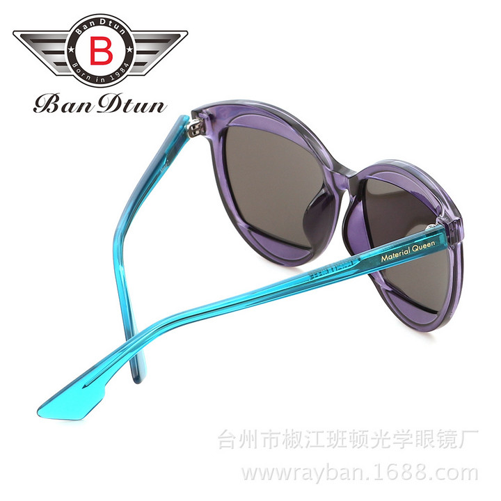 欧美新款复古墨镜板材偏光太阳镜明星同款女款潮牌眼镜工厂批发