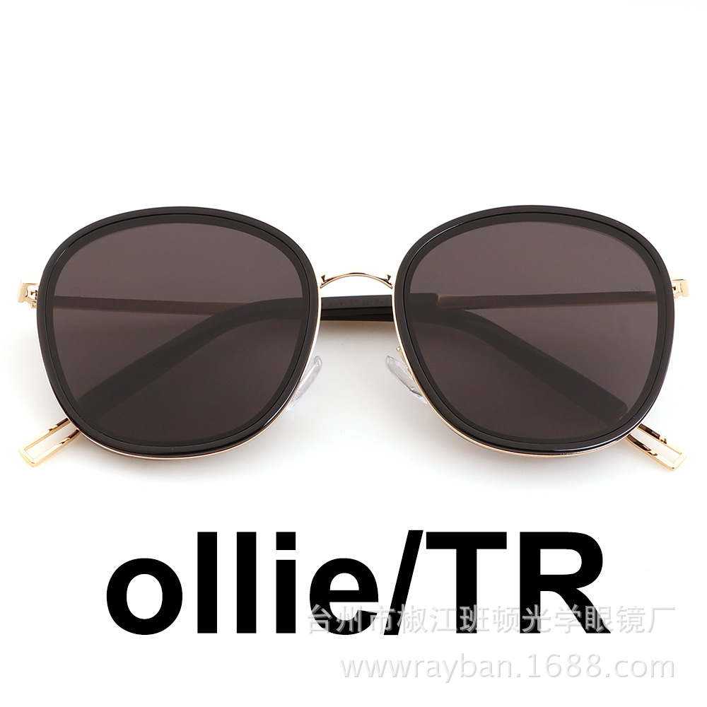 新款太阳镜ollie/TR版女复古墨镜时尚潮流眼镜工厂批发热卖