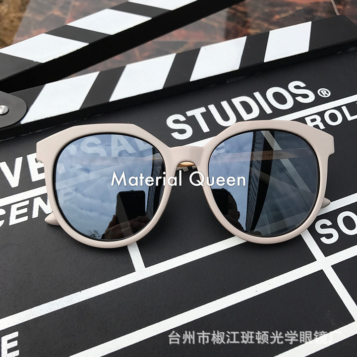 明星同款复古墨镜 韩国新款SUN偏光太阳镜 街拍时尚眼镜工厂批发