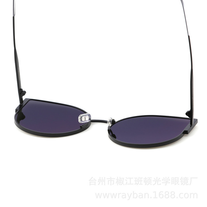 新款chameleon太阳镜尼龙镜片女复古墨镜超黑网红同款工厂批发