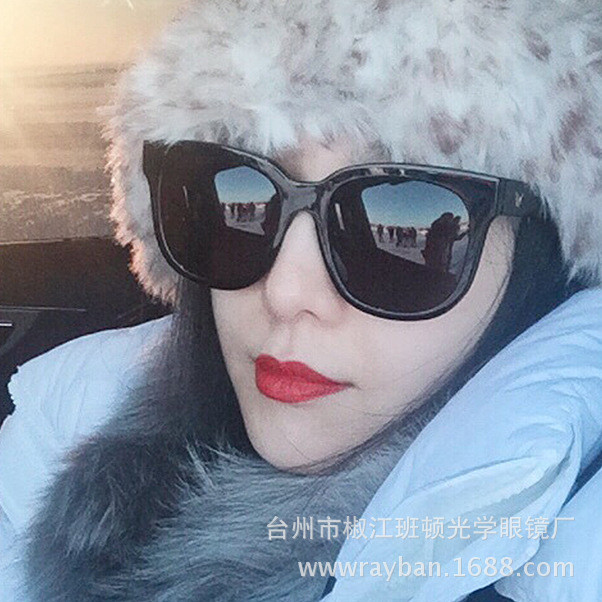 MQ韩版新款眼镜明星同款墨镜女潮2016圆脸大框潮牌偏光太阳镜