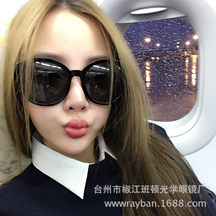 韩国潮牌新Lovesome 墨镜明星同款眼镜女款偏光太阳镜工厂批发