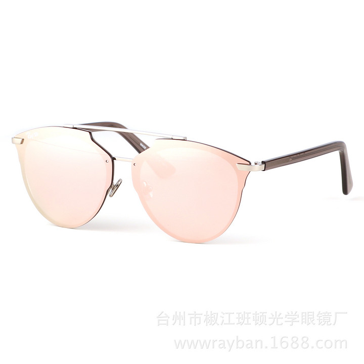 欧美新款Reflectedp 彩色半棱形镜片太阳镜墨镜潮人眼镜工厂批