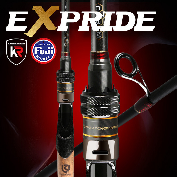 路亚竿日本进口fuji2.4米直枪柄超轻超硬碳素泛用路亚竿远投