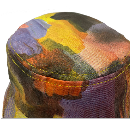 百搭遮阳刺绣渔夫帽