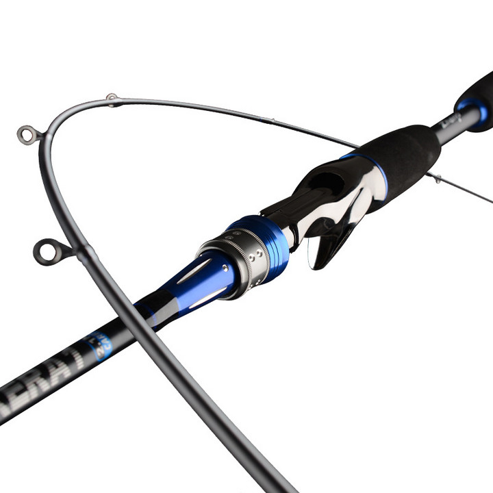 哈斯达2.1米枪柄水滴轮路亚竿新手钓鱼竿特价超硬碳素路亚竿远投