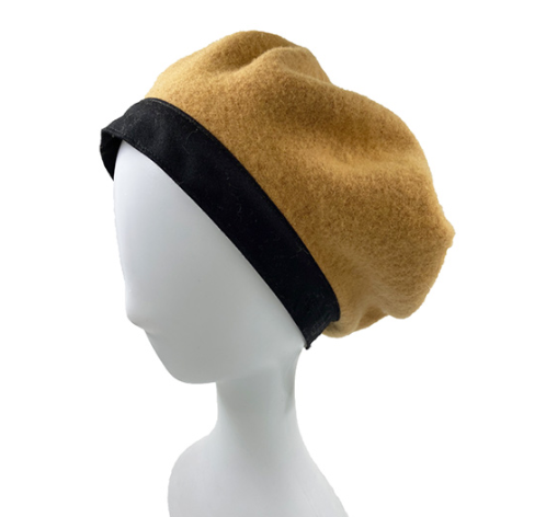 贝雷帽羊毛冬帽