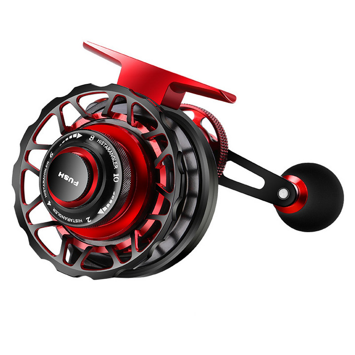 哈斯达磁力缓降筏轮全金属筏轮桥筏轮带泄力微铅轮前打阀杆筏钓轮