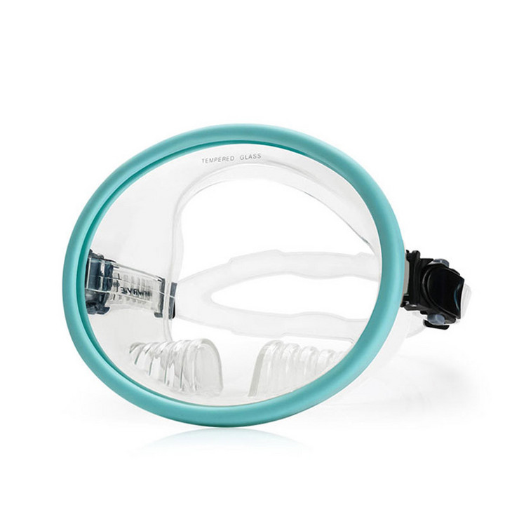 WAVE全景宽大视野潜水镜防雾硅胶防水浮潜三宝面罩钢化玻璃面镜