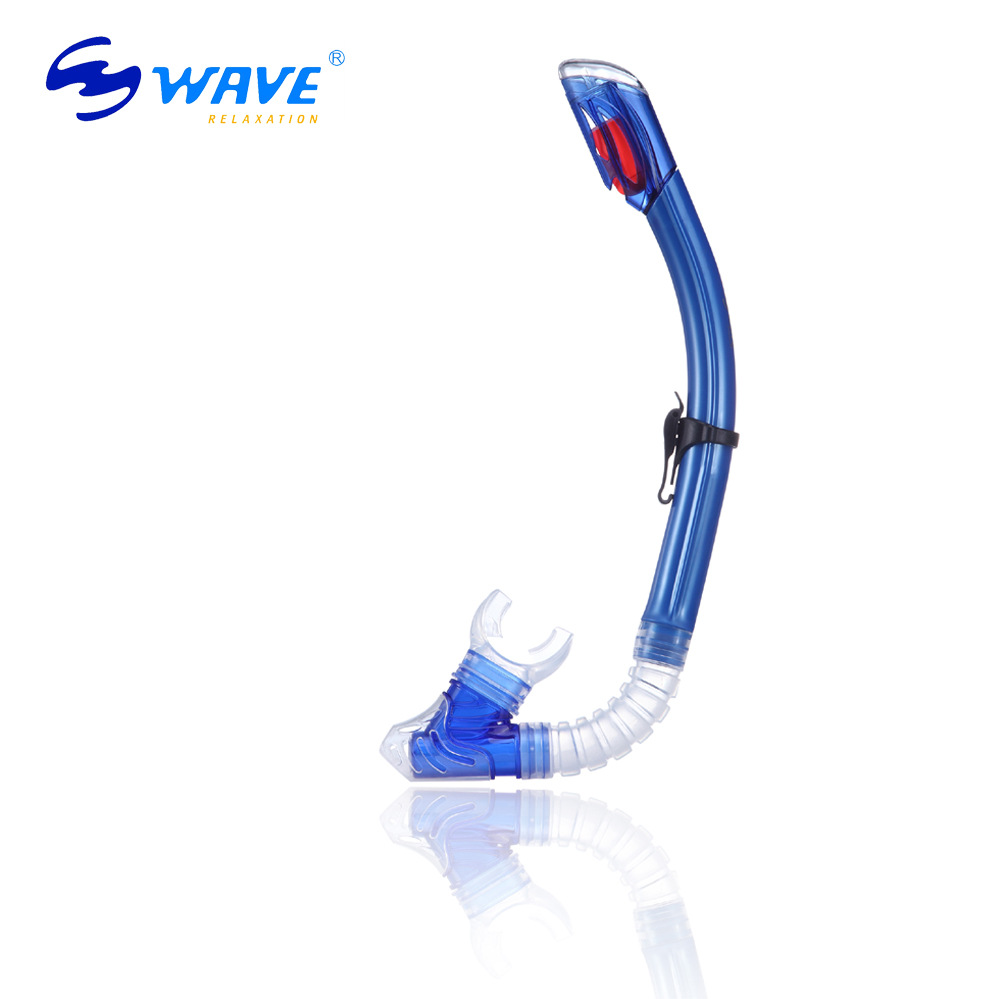 wave正品 全干式水下呼吸管呼吸器专业潜水装备浮潜用品喉管