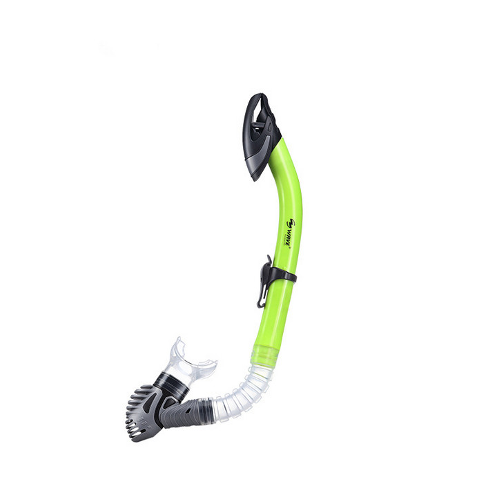 wave正品全干式水下呼吸器 硅胶咬嘴专业潜水装备浮潜用品呼吸管