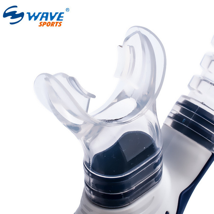 wave新品浮潜两件套防水防雾高清潜水镜全干式呼吸管大框潜水镜