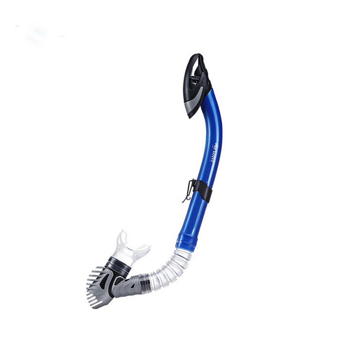 wave正品全干式水下呼吸器 硅胶咬嘴专业潜水装备浮潜用品呼吸管