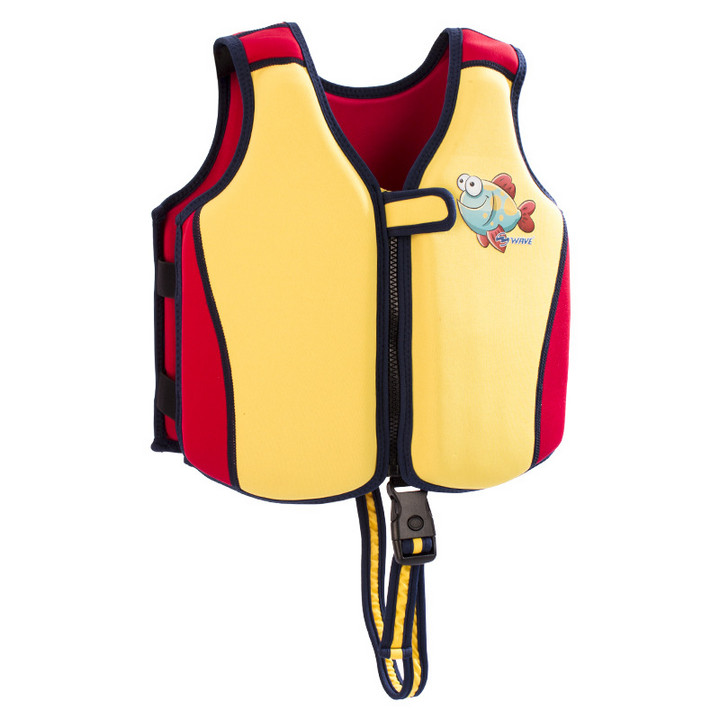 wave儿童救生衣大小童大浮力背心救生衣船用漂流防汛宝宝游泳马甲