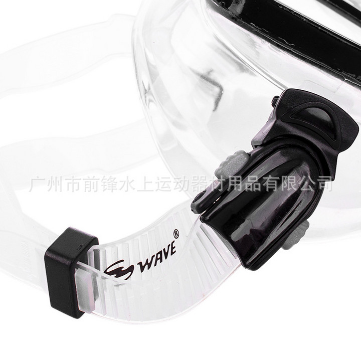 wave专业游泳眼镜三宝防雾面镜男浮潜装备大视野大框硅胶潜水泳镜