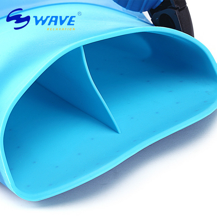 wave新款美人鱼尾儿童自由潜脚蹼青少年女童游泳蛙鞋训练潜水脚蹼