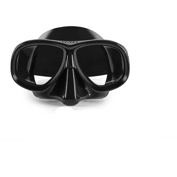 2021近视透明硅胶面罩头带防雾钢化玻璃成人浮潜镜深浮潜水镜