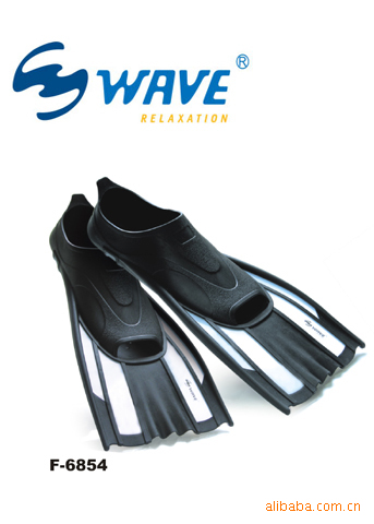 WAVE浮潜三件套自由潜三宝套装浮潜水蛙鞋呼吸管脚蹼大框潜水镜