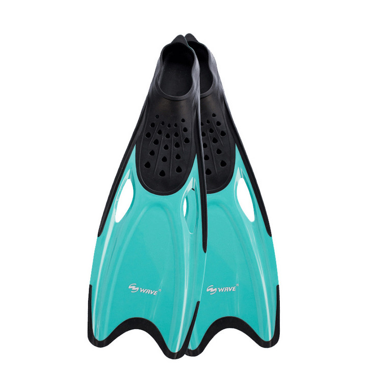 wave专业男女士自由潜水装备 轻便PP渔猎长蹼蛙鞋TPR舒适柔韧脚蹼