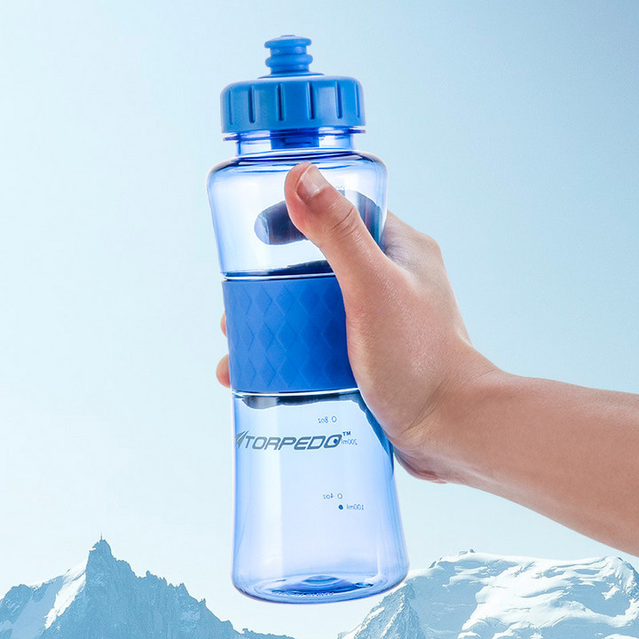 WAVE户外运动水瓶密封防漏旅行健身骑行水杯翻盖吸嘴便携随水壶