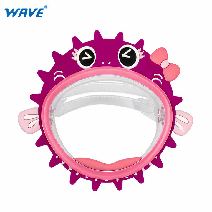 卡通动物男女童游泳眼镜男童硅胶防水防雾高清大框潜水镜儿童泳镜