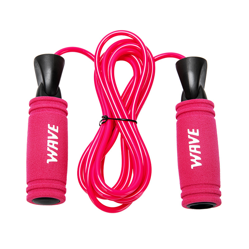 WAVE亚马逊负重健身跳绳成人训练海绵塑料手柄体育用品轴承跳绳