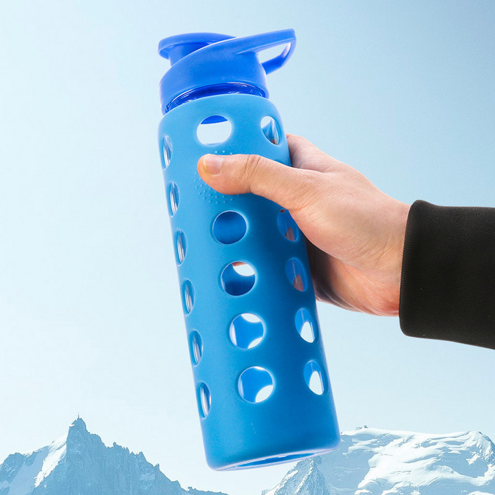 wave新款大容量夏季户外健身随身运动水杯 防滑男女骑行运动水壶