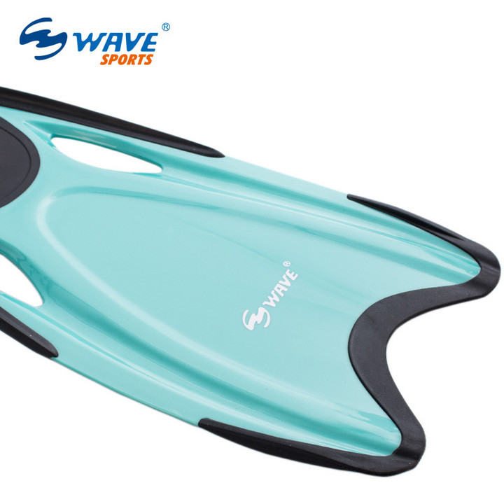 wave专业男女士自由潜水装备 轻便PP渔猎长蹼蛙鞋TPR舒适柔韧脚蹼