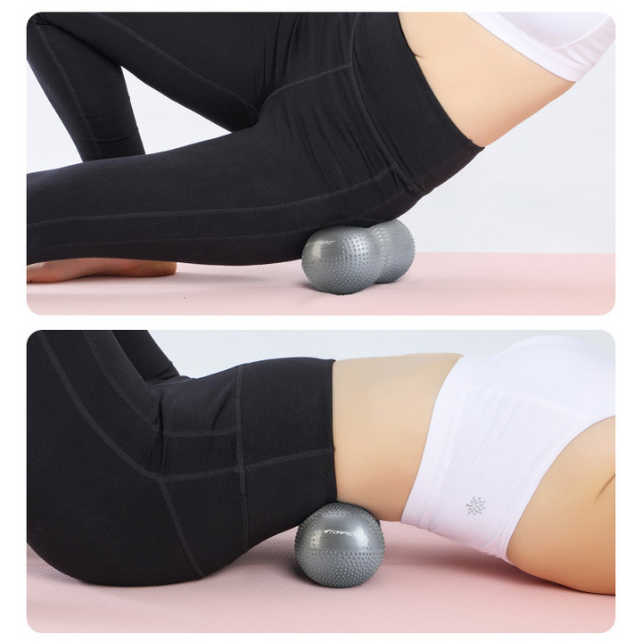 厂家直销花生按摩球 迷你花生健身瑜伽球 防爆按摩健身球 胶囊球