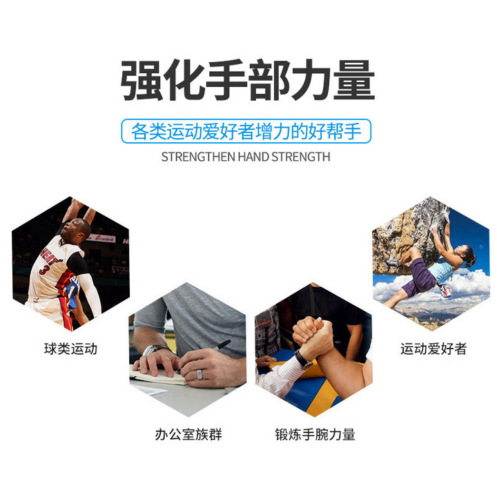 WAVE专业握力器健身装备男士健身康复训练手A型握力器防止鼠标手
