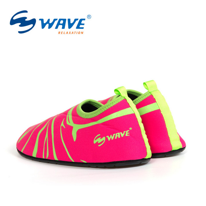 wave新款男女运动潜水沙滩鞋 赤足贴肤软成人防滑游泳涉水溯溪鞋