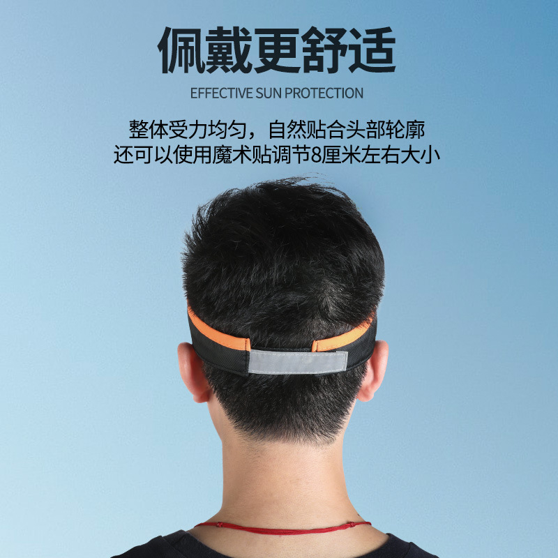 新款雙遮陽帽空頂帽防紫外線騎乘遮陽帽沙灘遮陽帽可加印logo