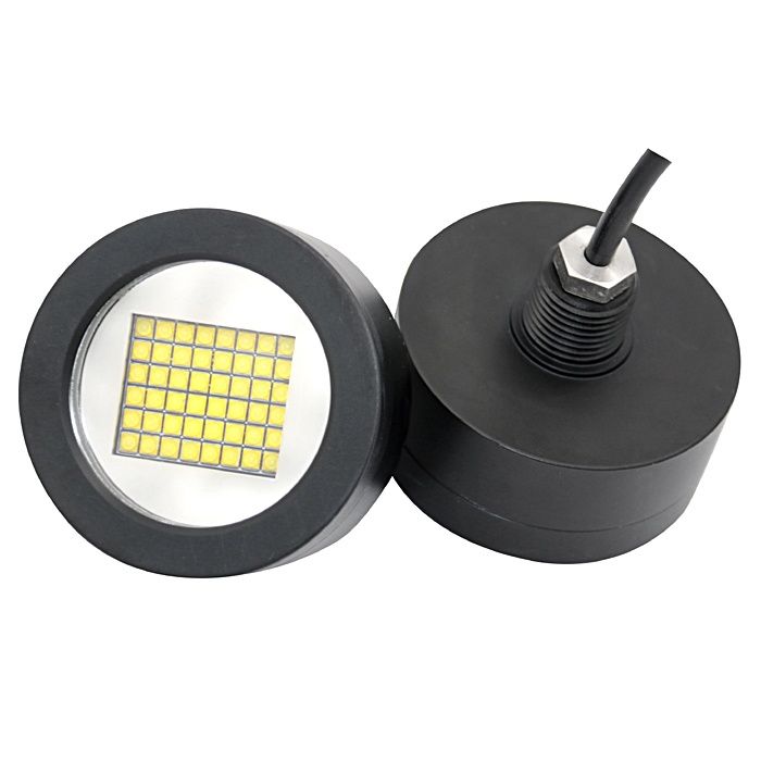 12V 1/2" NPT 单色 IP68 船用 LED 灯 120W 水下灯防水游艇船排水塞灯