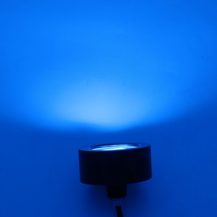 12V 1/2" NPT 单色 IP68 船用 LED 灯 120W 水下灯防水游艇船排水塞灯