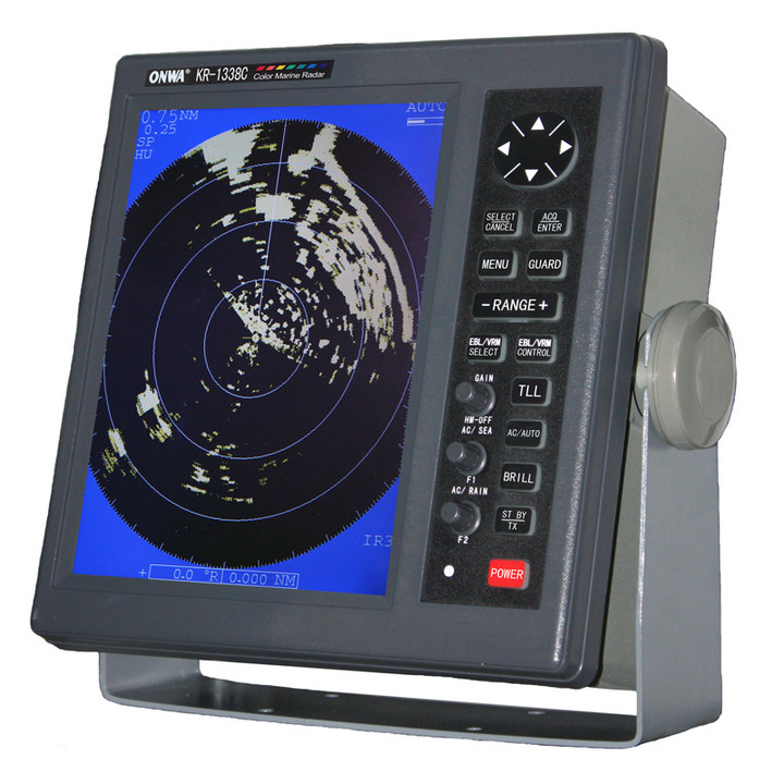 ONWA® KR-1338C 10寸彩色液晶显示36海里船用雷达