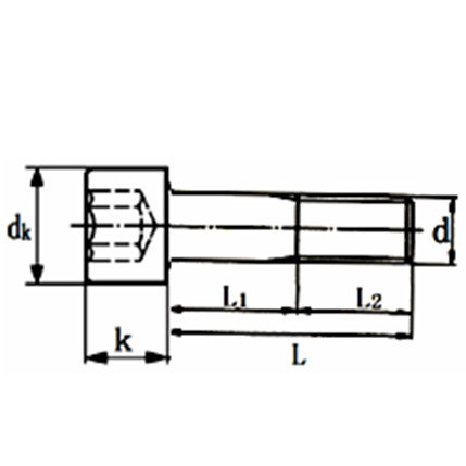 M3-M5不锈钢316杯头圆柱头内六角半牙螺丝游艇螺栓DIN912 SKT CAP