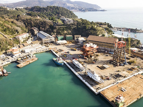 Gruppo Antonini shipyard in La Spezia current situation
