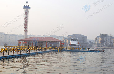 弦和-湖南郑州帝湖水上售楼平台中心&游艇码头