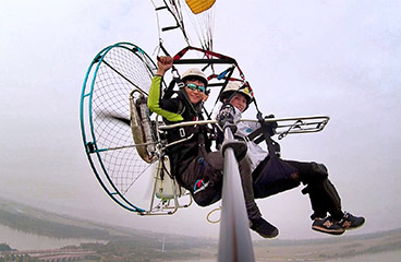 滑翔伞飞行体验
