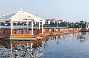 上海迪士尼湖泊公园码头